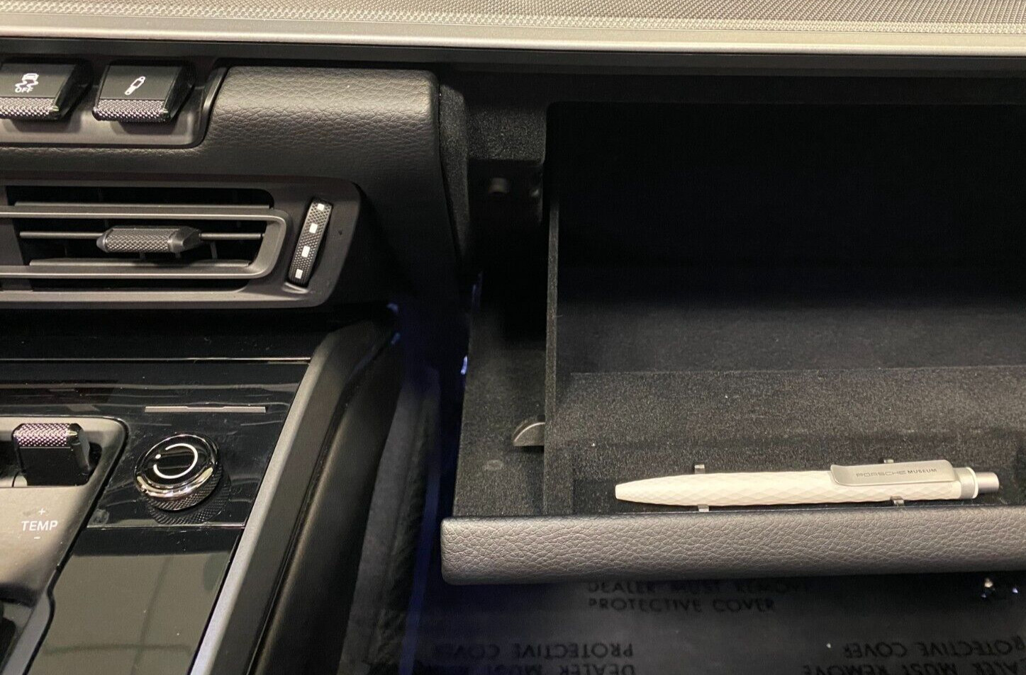 PORSCHE BALLPOINT PEN SWISS MADE BY PORSCHE FOR 992 Glove Box