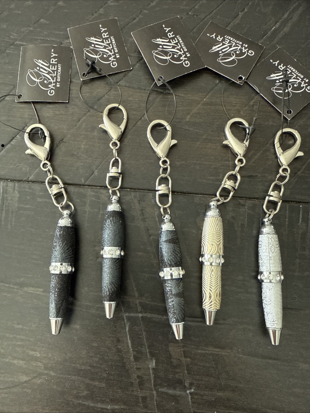 Ink Pen Key Chain USA Flag Design Rare