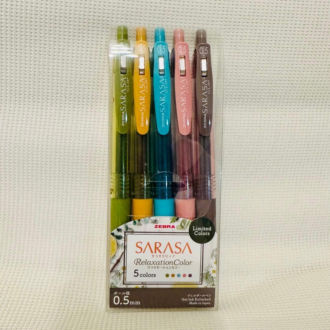 5 relaxation colors 0.5mm ballpoint pen limited-edition color #336f7f