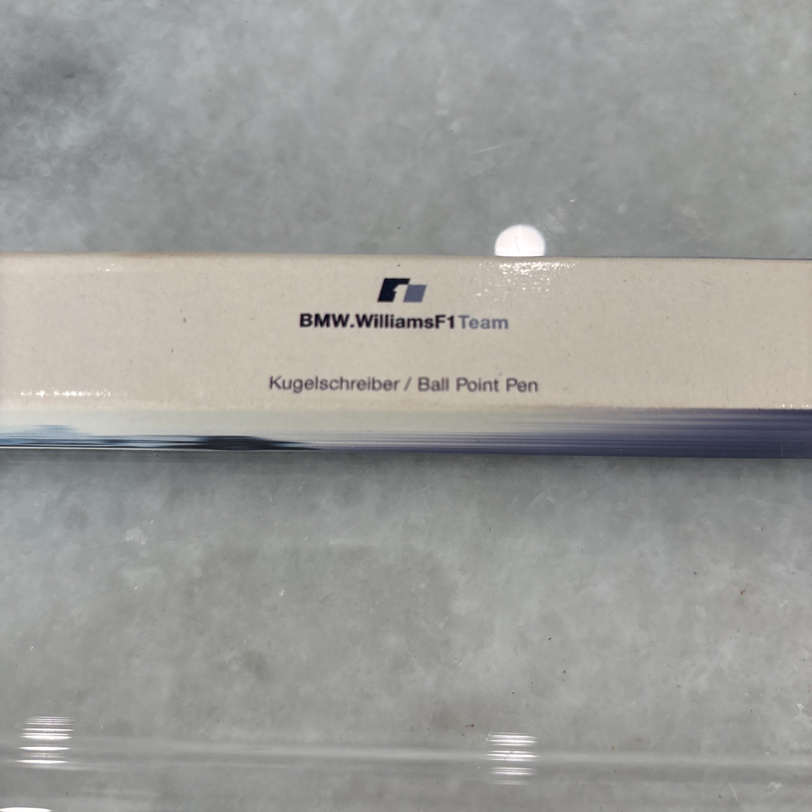 BMW Novelty Wiliams F1 Team Navy blue/Silver Twisted Ballpoint Pen wz/Box Rare