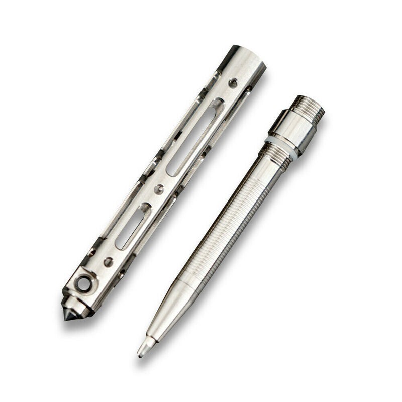 New EDC Mini Titanium Alloy keychain Ball Point Pen Signature Pen Outdoor Travel