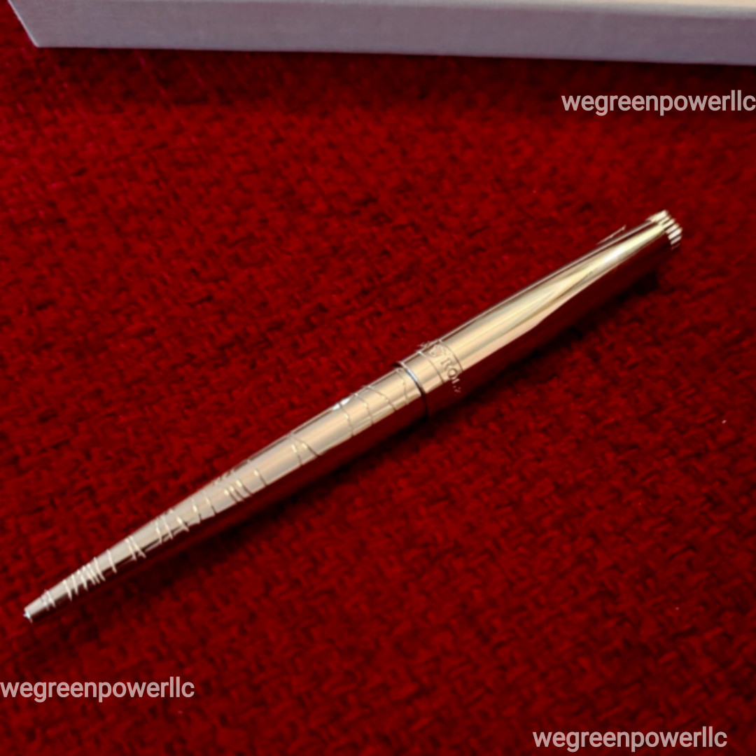 NEW Rolex VTG Style Palladium-Finish Ballpoint Pen | AD VIP Gift, Refillable