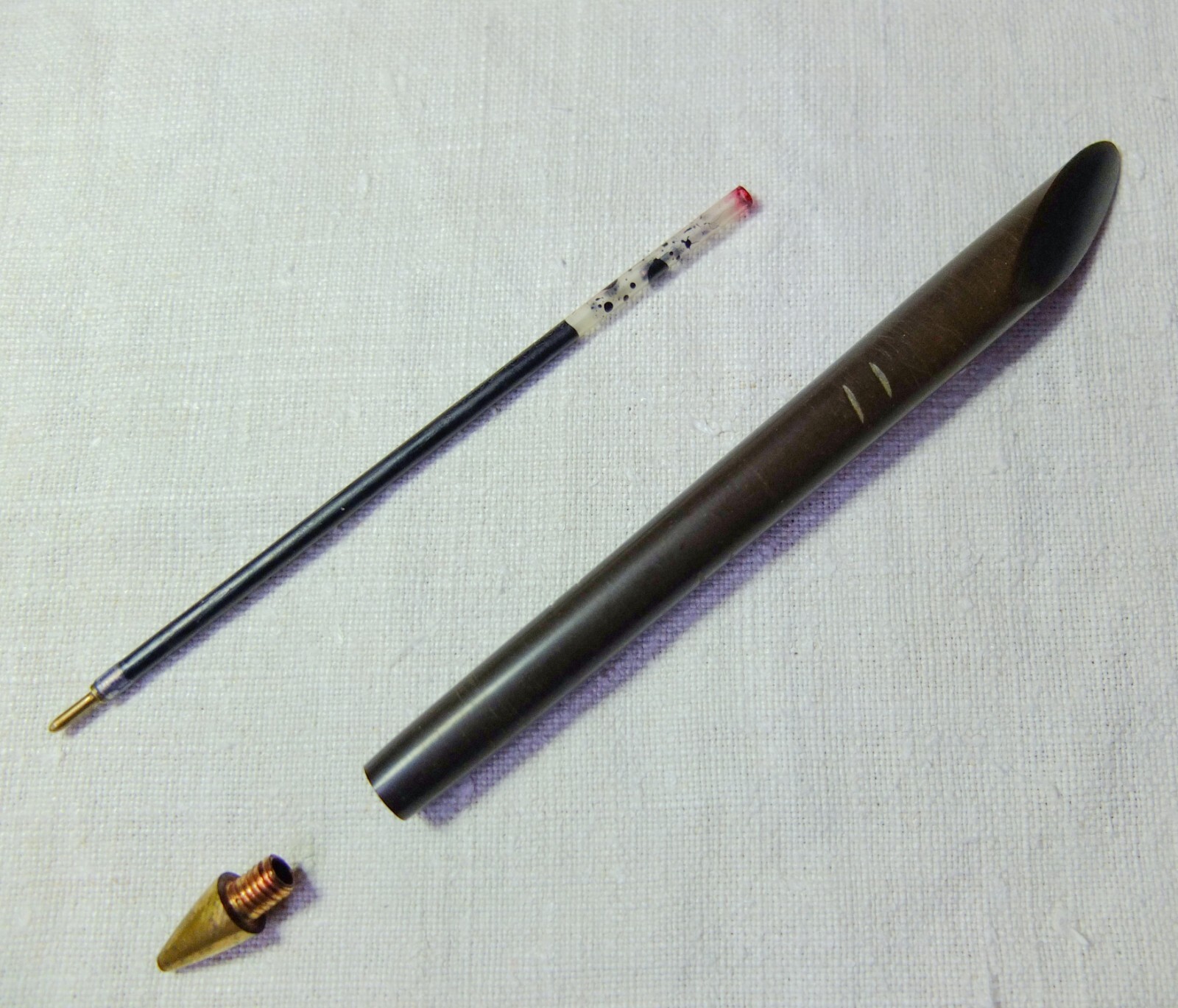Vintage Soviet ballpoint pen, USSR 60s, possibly bakelite, good condition, RARE