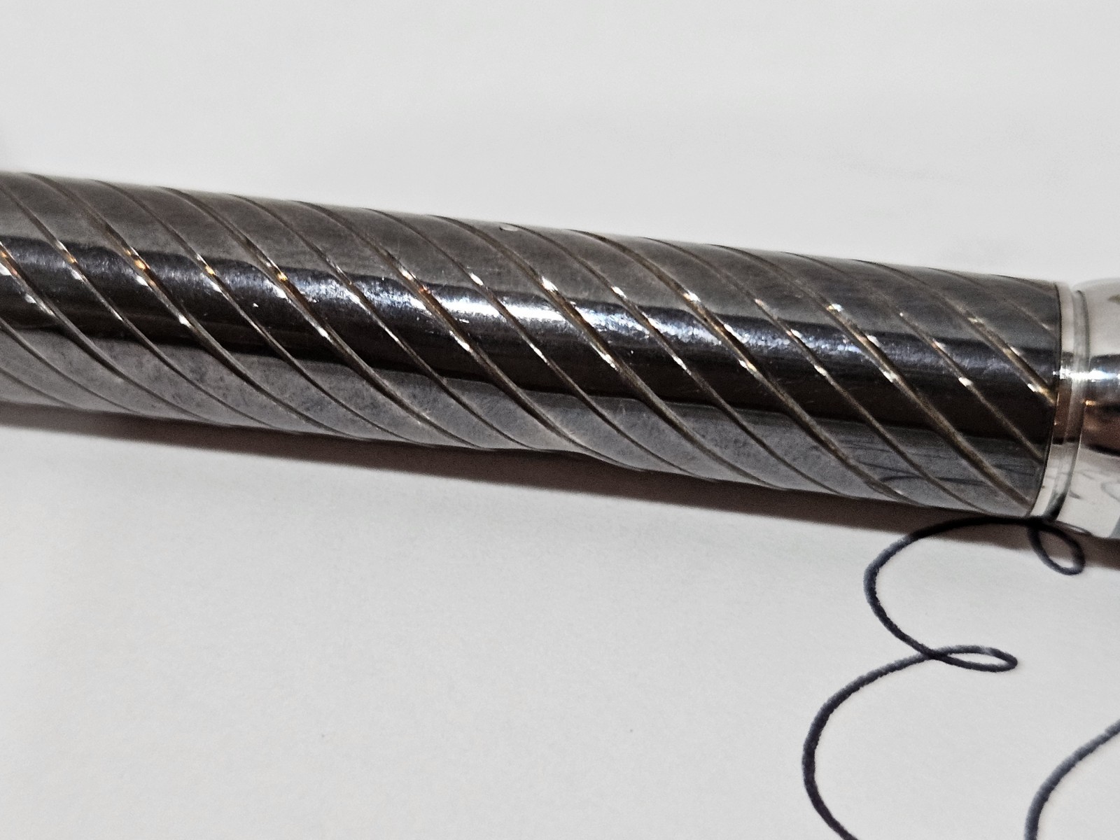 Waldmann Sterling Silver 925 Ballpoint Pen Germany Twist Mechanism Not Working