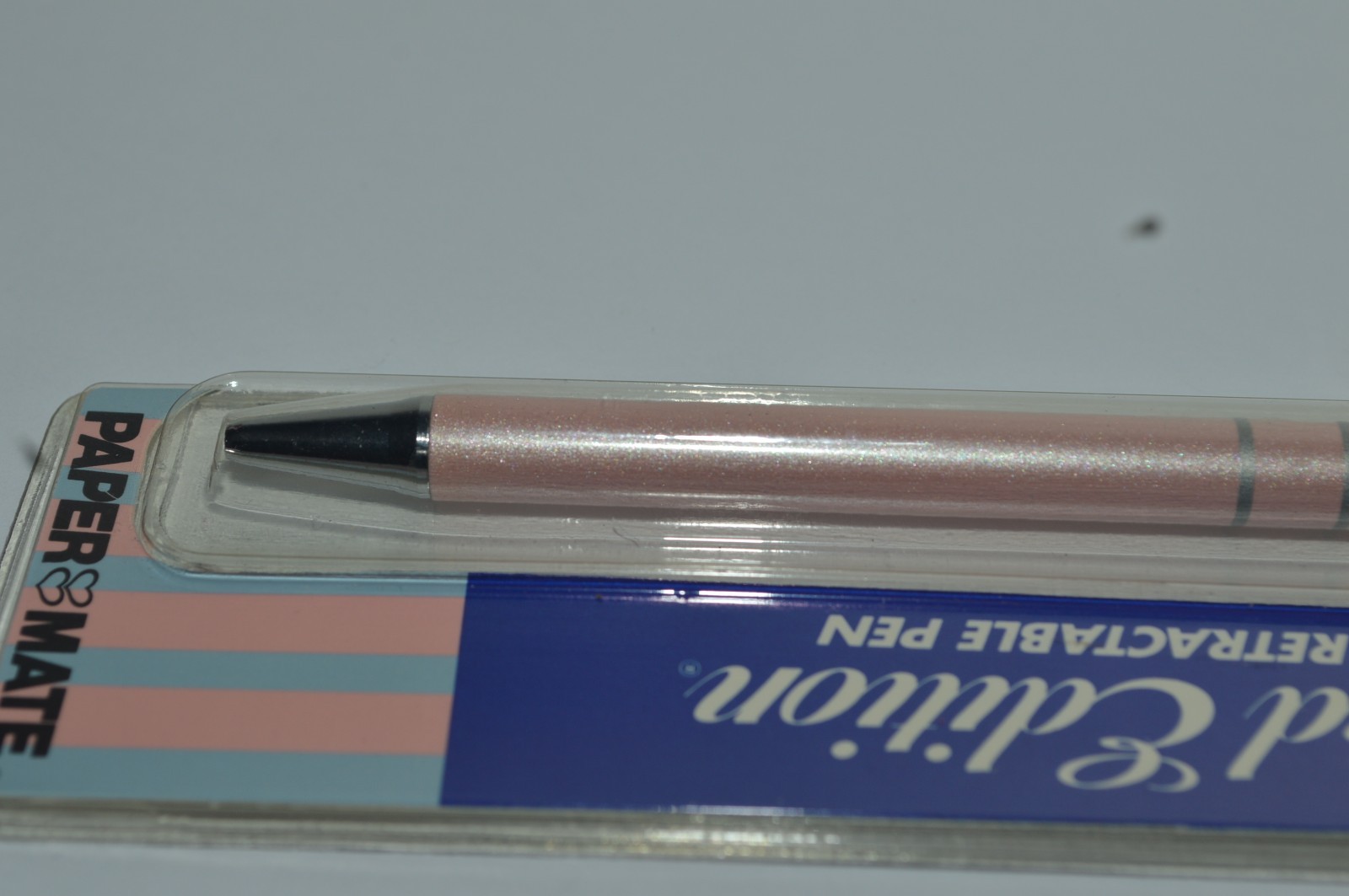 PAPER MATE Limited Edition Ball Pen Pearlescent Soft Pink Japan Made 1989 MIP