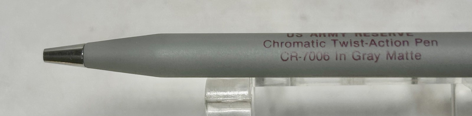 1986 Ritepoint CHROMATIC Deluxe Salesman Sample CR-7006 ARMY NATIONAL GUARD Pen