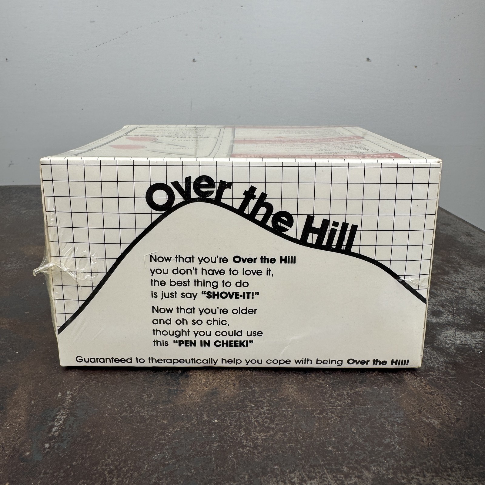 Vtg SHOVE IT PEN Novelty BUTT Shaped Pen Holder 1985 Designsense NEW / SEALED
