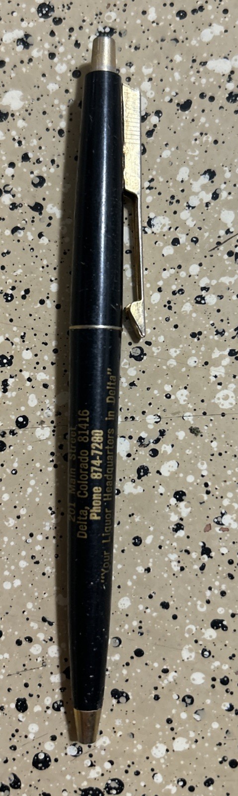 VTG RITEPOINT D & D LIQUORS DELTA COLORADO ADVERTISEMENT Pen NO Ink