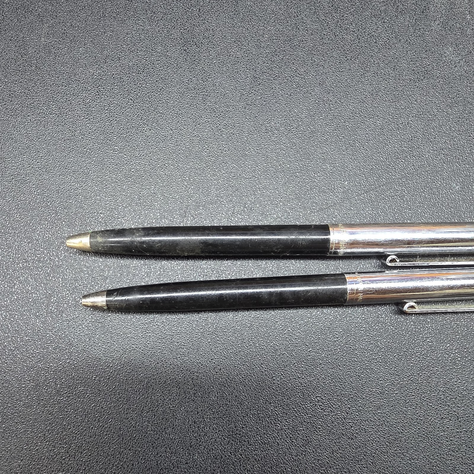Paper Mate Double Heart Regular Profile Ballpoint Pen in Black & Chrome