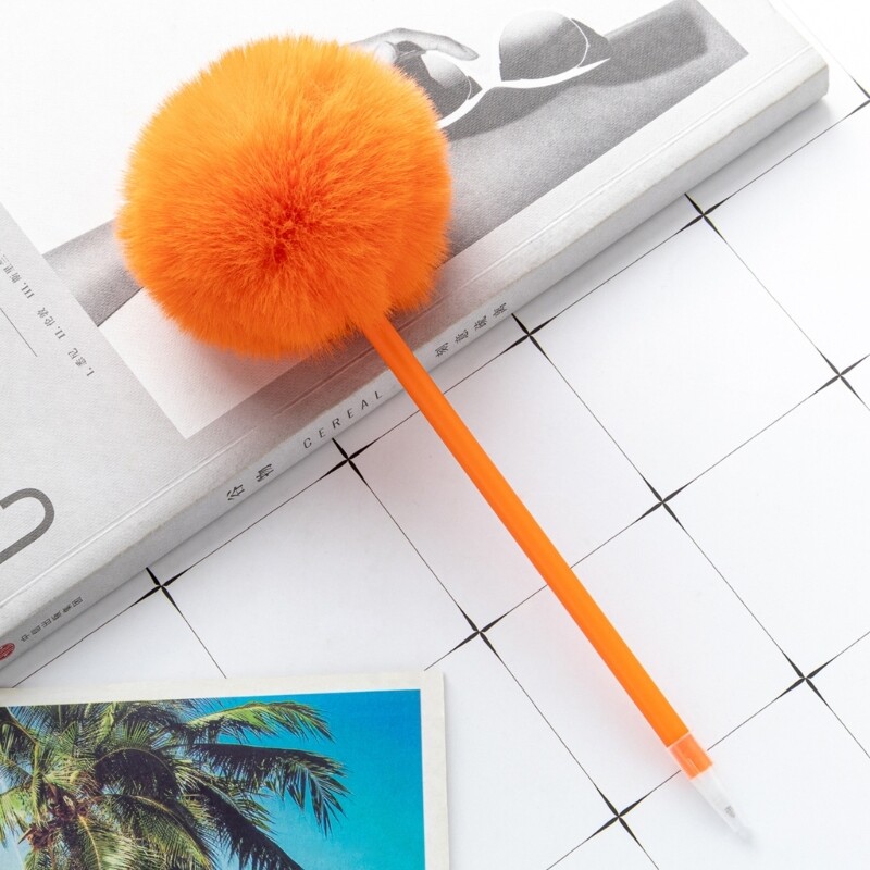 10Pcs Creative Ballpoint Pen Plush Ballpoint Pen Christmas Stocking Fillers