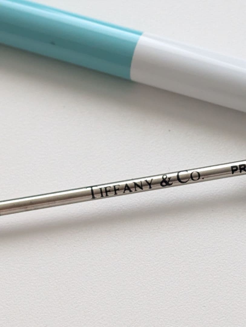 Tiffany & Co. Ballpoint Pen Enamel Blue White 925 silver Black ink