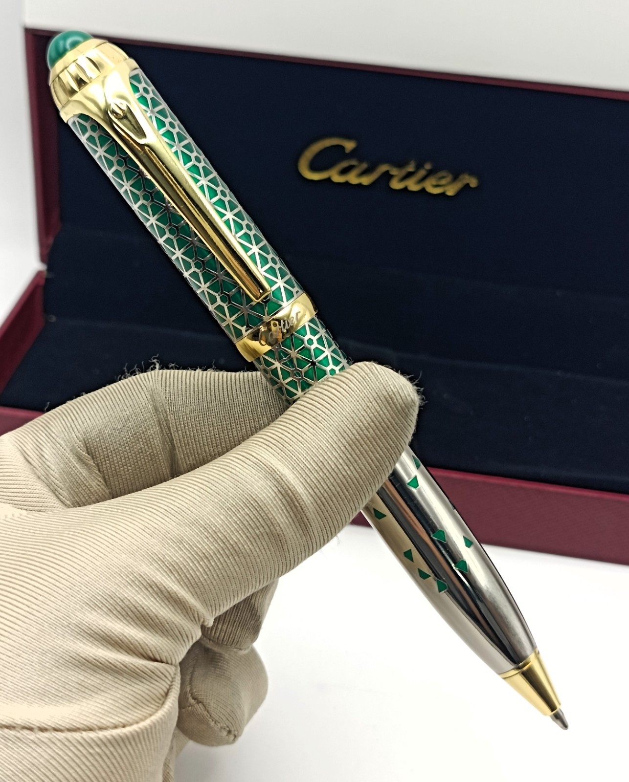 Rare Cartier Santos De Cartier Special Limited Edition Collectable Ballpoint Pen