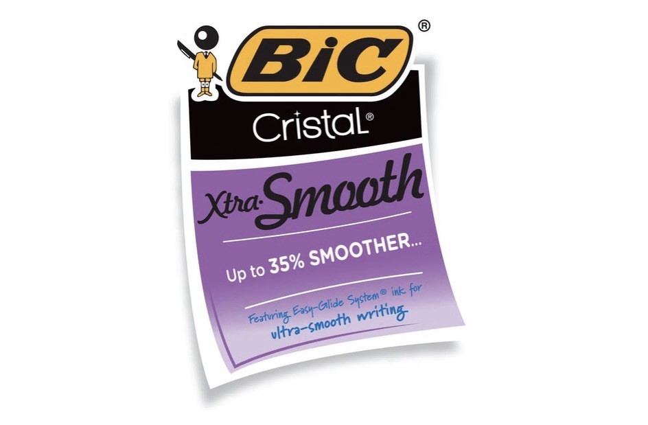 Bic Cristal Xtra Smooth Blue Ballpoint Pens 1.0M Medium Point 10 count Pack Of 2