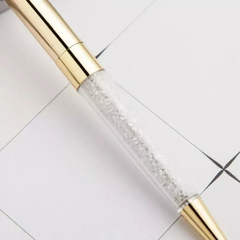 1pc Diamond Ballpoint Pen Big Gem Metal Ball Pen With Large Diamond Magical Pen