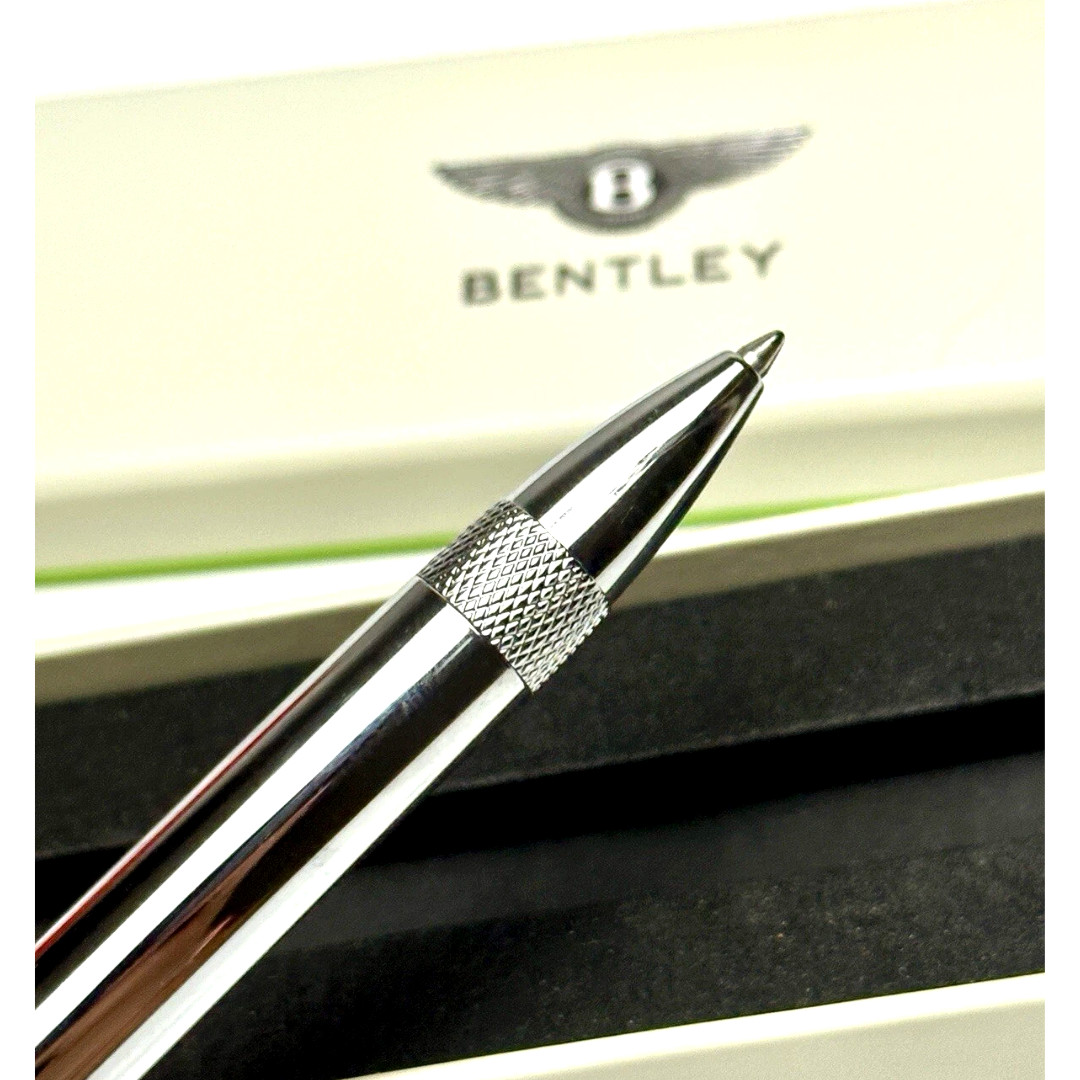 Rare Bentley Ballpoint Silver Pen Collectors Edition VIP Dealer Gift, New In Box