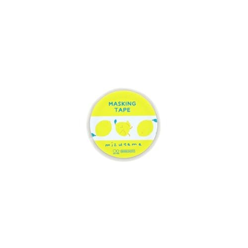 Sun-Star Stationery mizutama Goods Masking Tape 15mm Wide Yellow S8817774