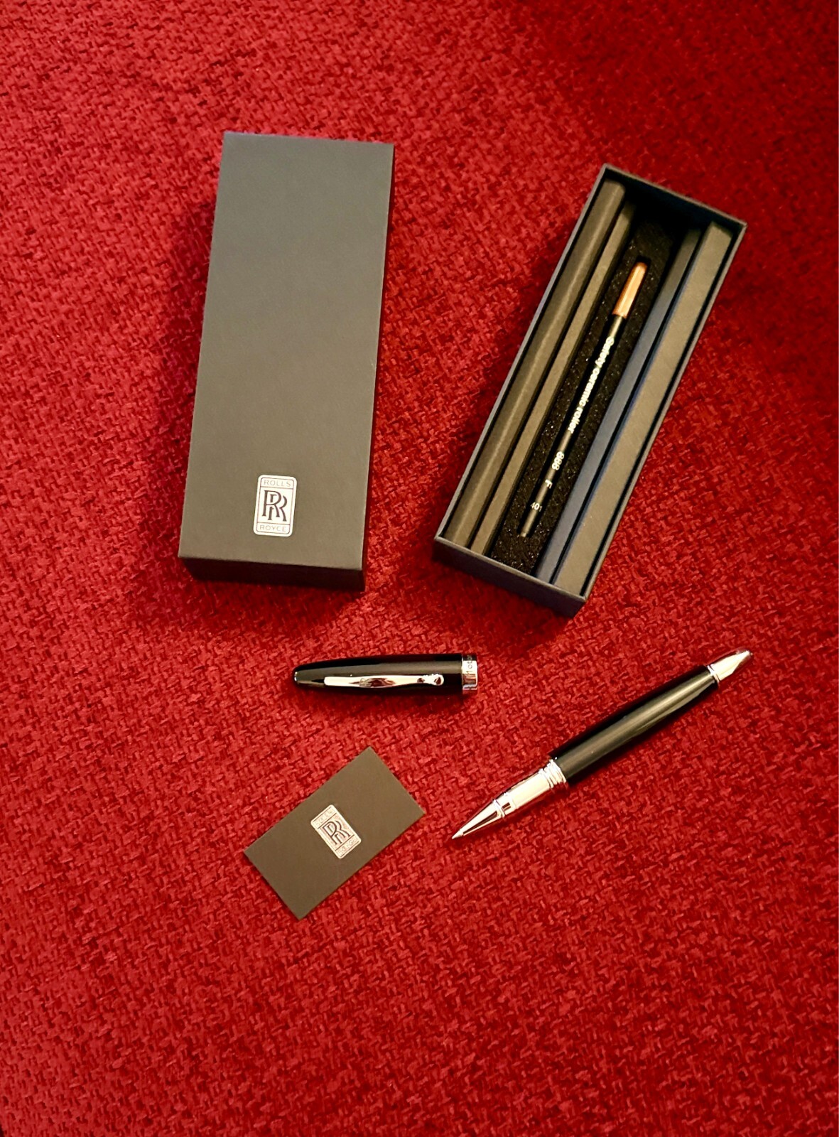 Rolls-Royce Executive Rollerball Pen – New Boxed | Luxury Ad Gift |Refillable