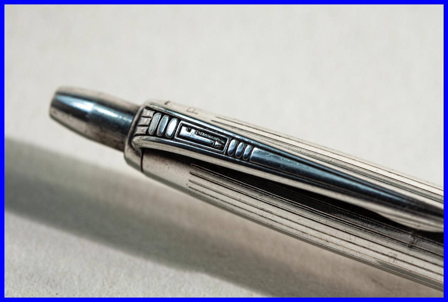 BMW German Mid Century Design FEND TRUXA SILVER PLATED Ballpoint Pen 1960’s made