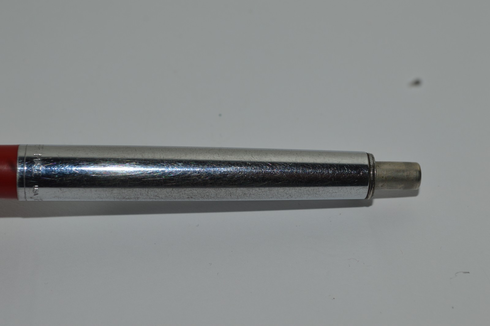 Paper Mate PROFILE #2 REGULAR Grip Ballpoint Pen Red Barrel Made In USA 1980s