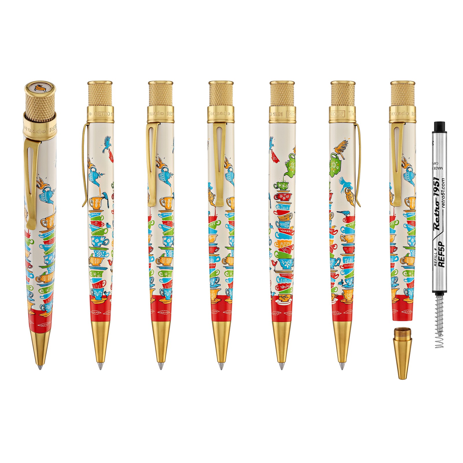Retro 51 Tornado Rollerball Pen in Twee-Tea – NEW in Tube