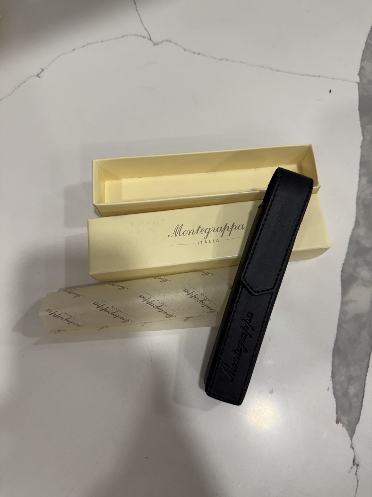 Montegrappa Case For Pens Leather