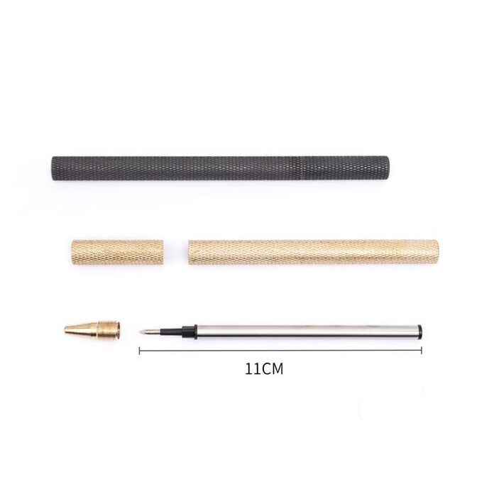 EDC brass ballpoint pen Creative non-slip portable ballpoint pen