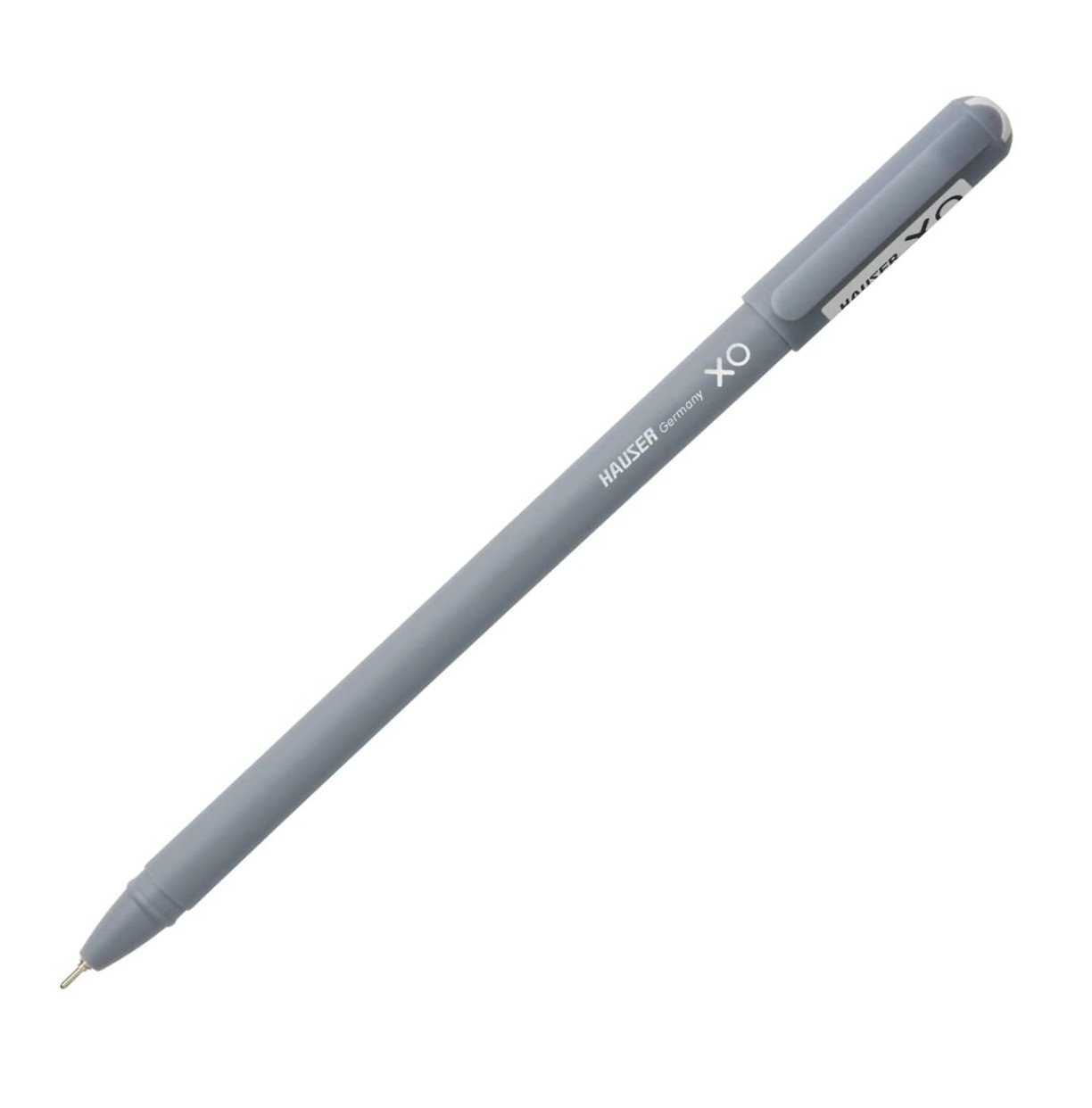 Hauser Germany XO 0.7mm Black Ball Pens Set of 10 Sleek Matt Finish