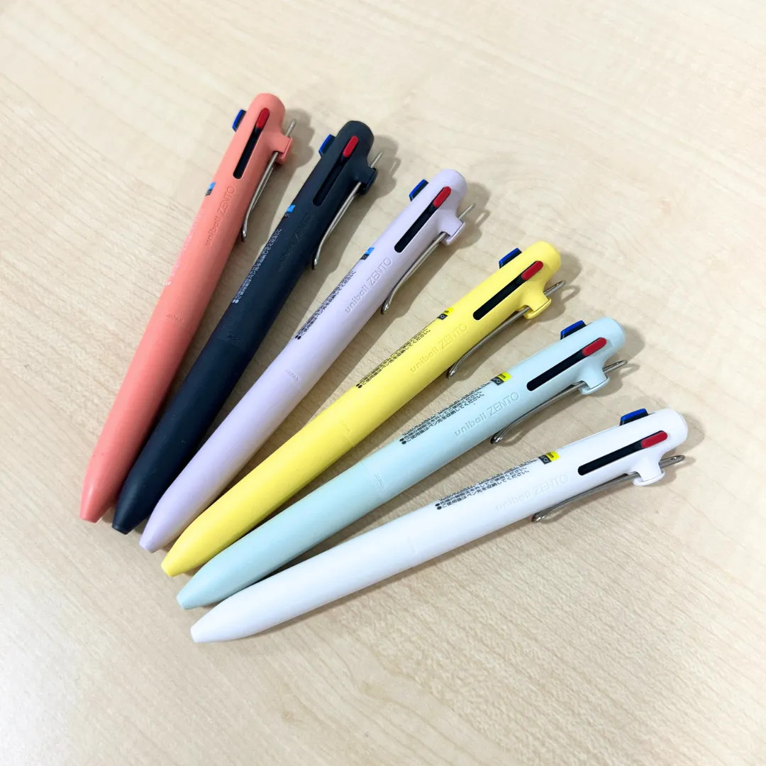 uni-ball ZENTO 3 Color Ballpoint Pen Standard Model 0.5mm Adobe Japan