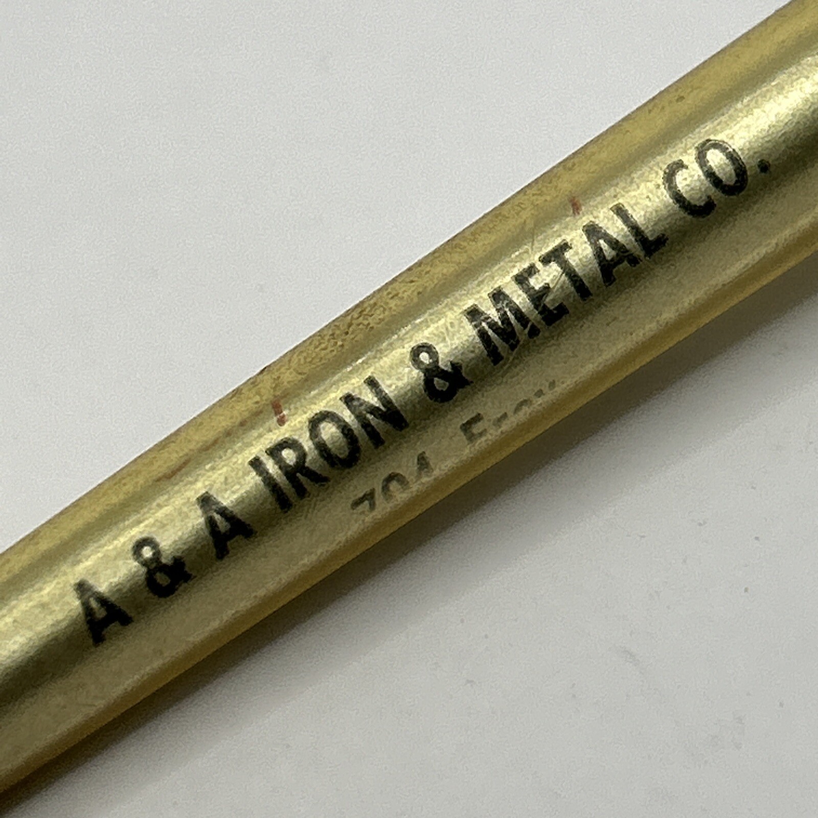 VTG Ballpoint Pen A & A Iron And Metal Great Bend Kansas