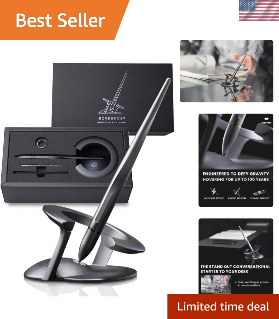 Schmidt Ballpoint Hoverpen 2.0 – Space Black, Refillable, Precision Engineered