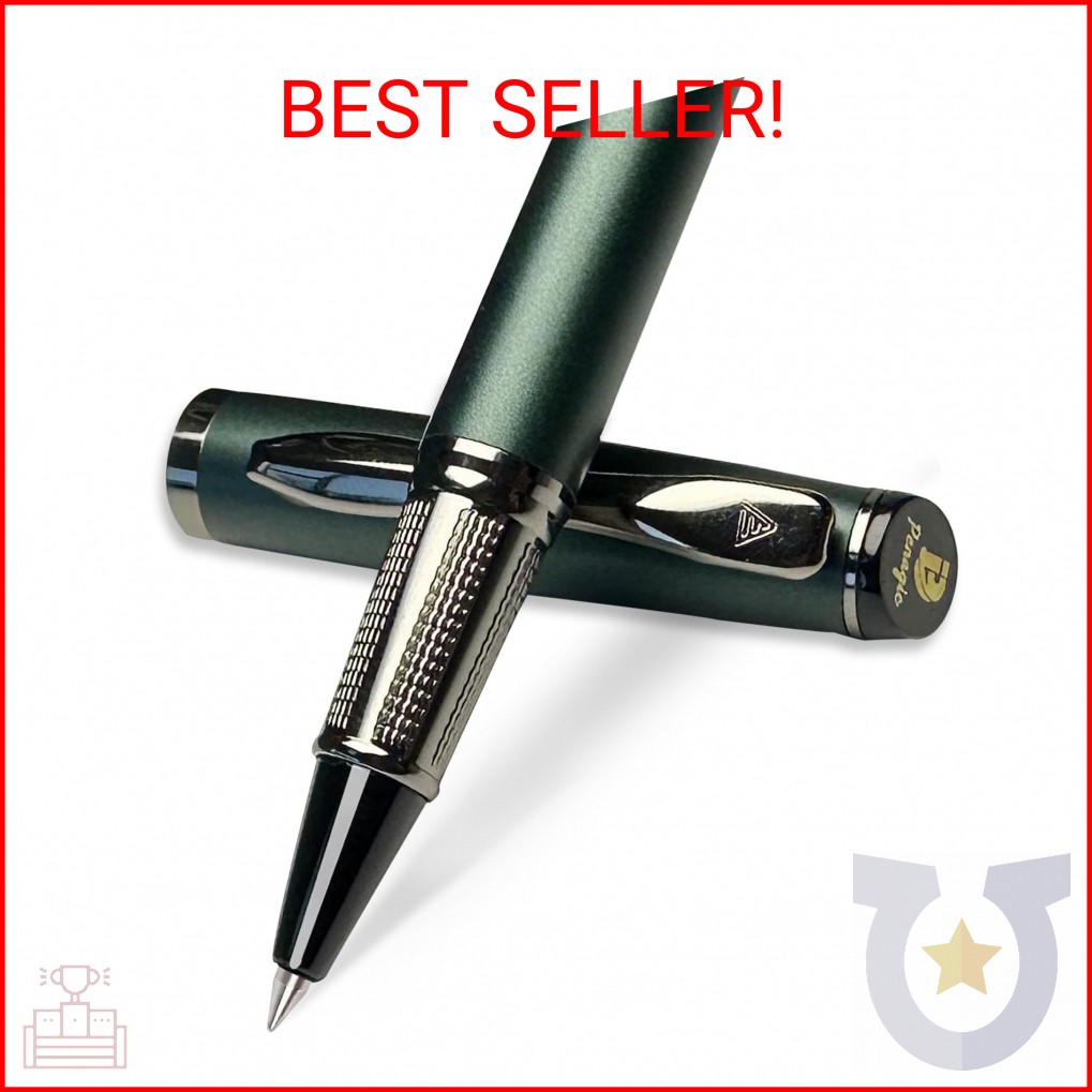 Penagic Luxury Rollerball Pen, Black Ink, Fine Point, Unisex, Professional Writi
