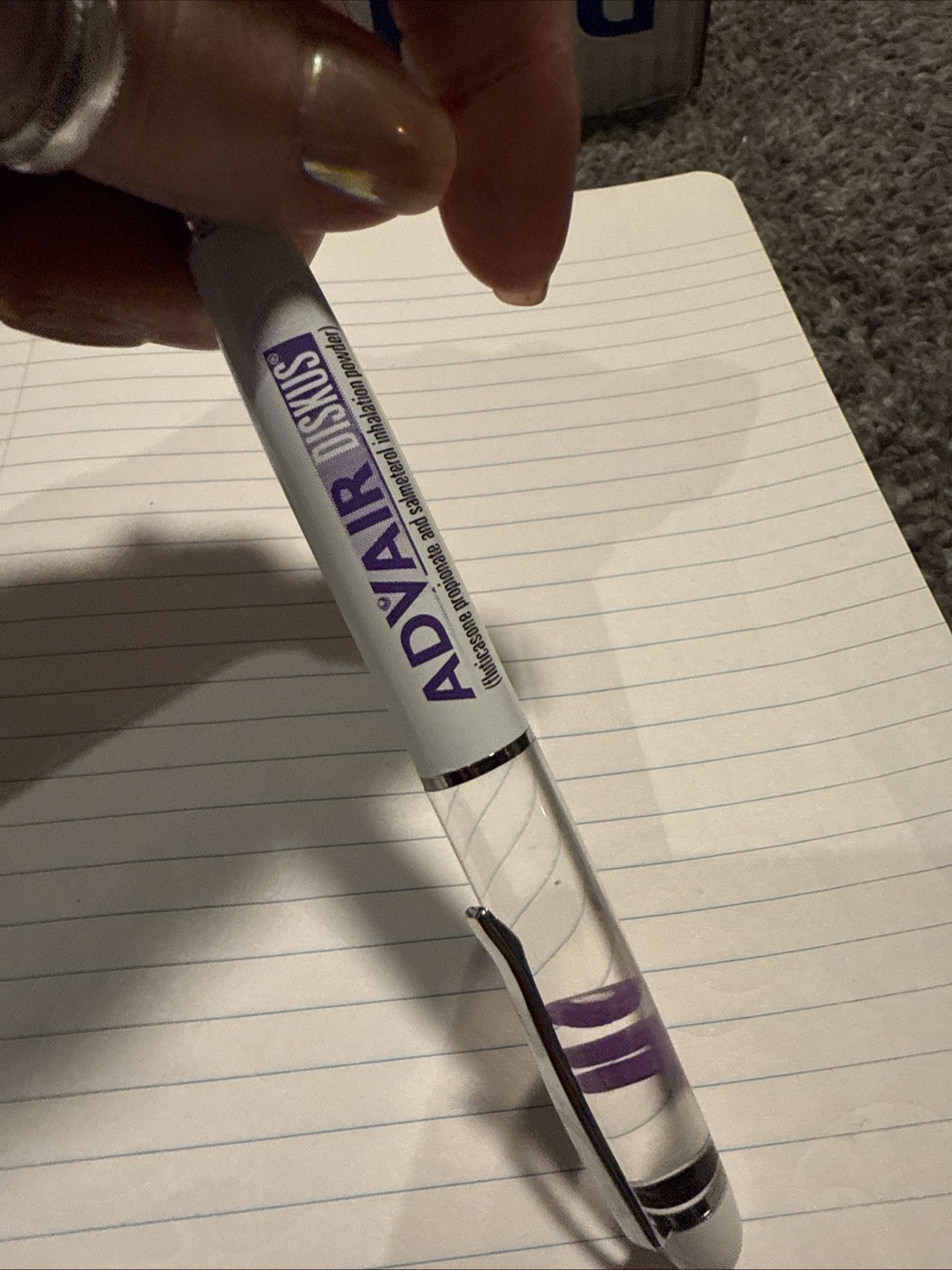 Advair Diskus Floating Novelty Pen – Pharmacy Rx Drugs Advertising Works