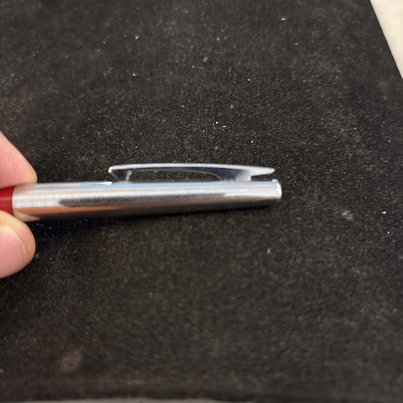 VTG Red United States Senate Clip Click Ballpoint Pen Rare