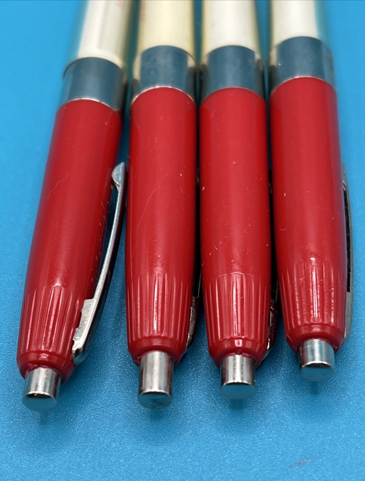 Vintage Advertising Pen United States Steel Any Pipe Any Time We Mean It Lot (4)