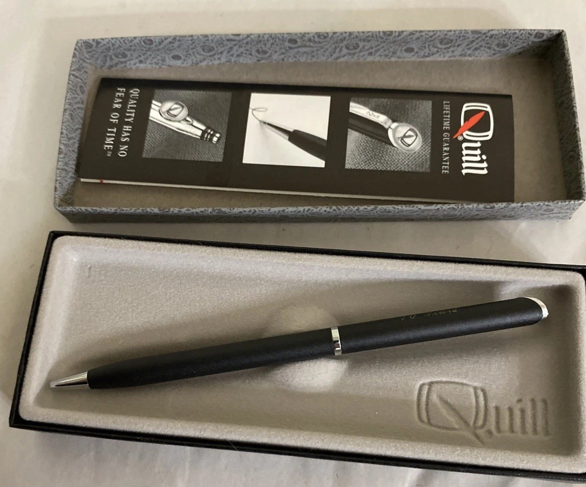 Quill Lepel 70 Years Anniversary Ballpoint Pen NOS Gift Box Parker G2 Refill NIB