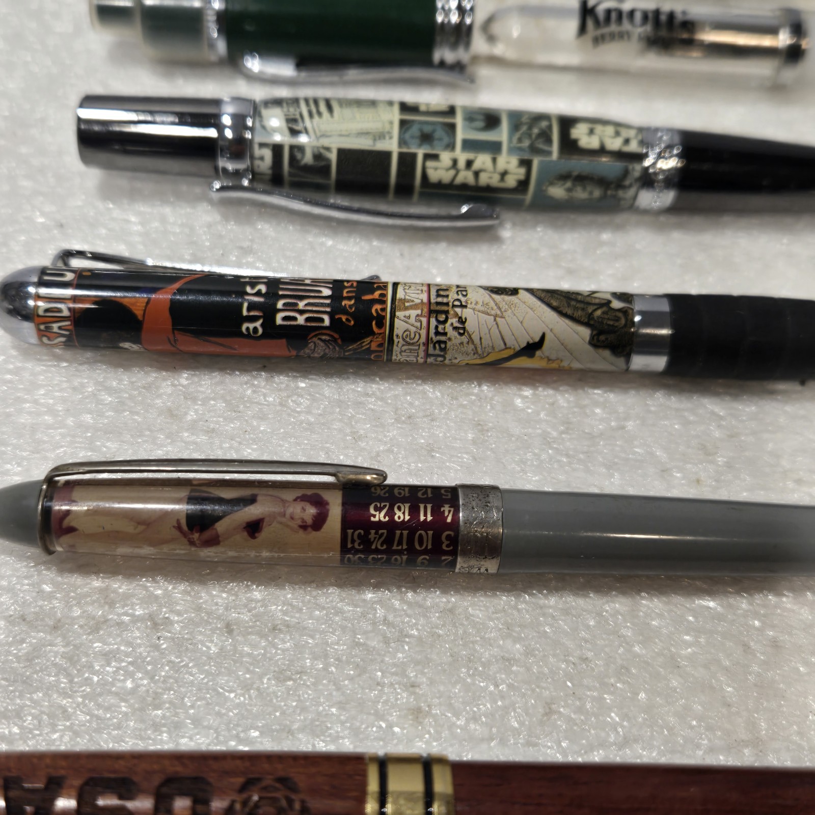 Collection of 20 Vintage Advertising and Novelty Pens Ballpoint Ink Pen Pencil