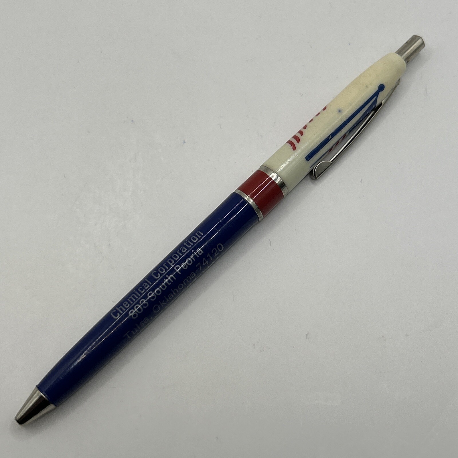 VTG Ballpoint Pen United States Chemical Corporation Tulsa OK
