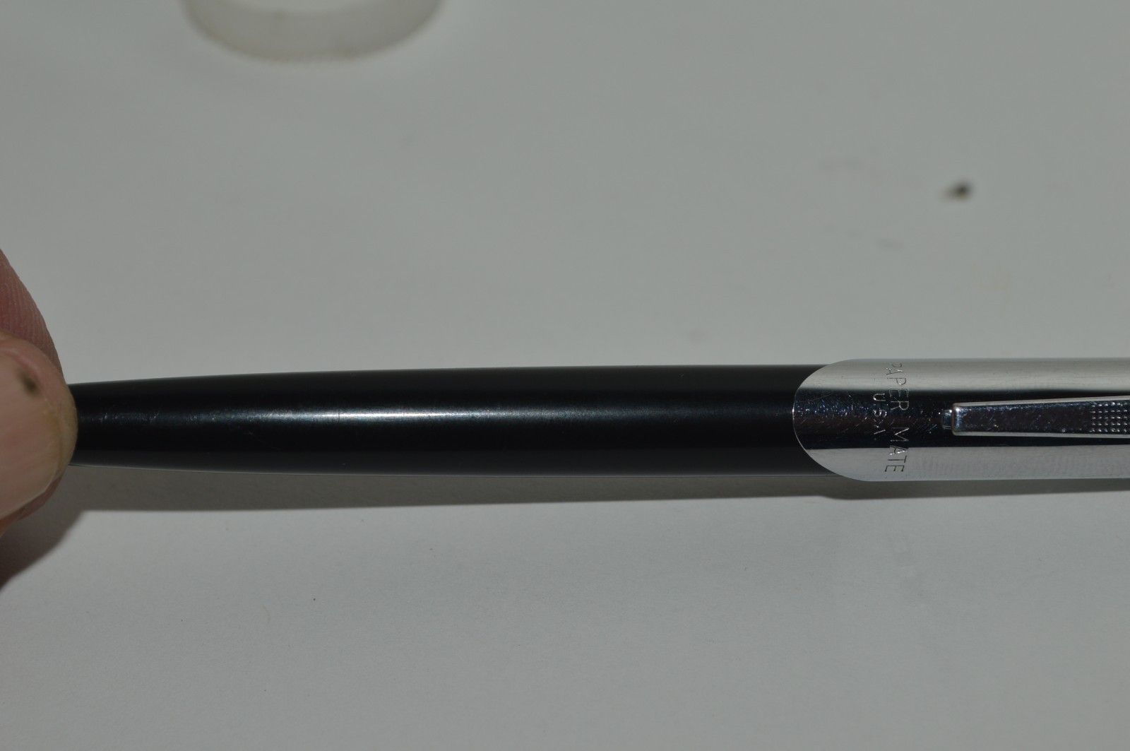 PAPER MATE Capri Mark III Ballpoint Pen Black Barrel Circa 1950’s Made In USA