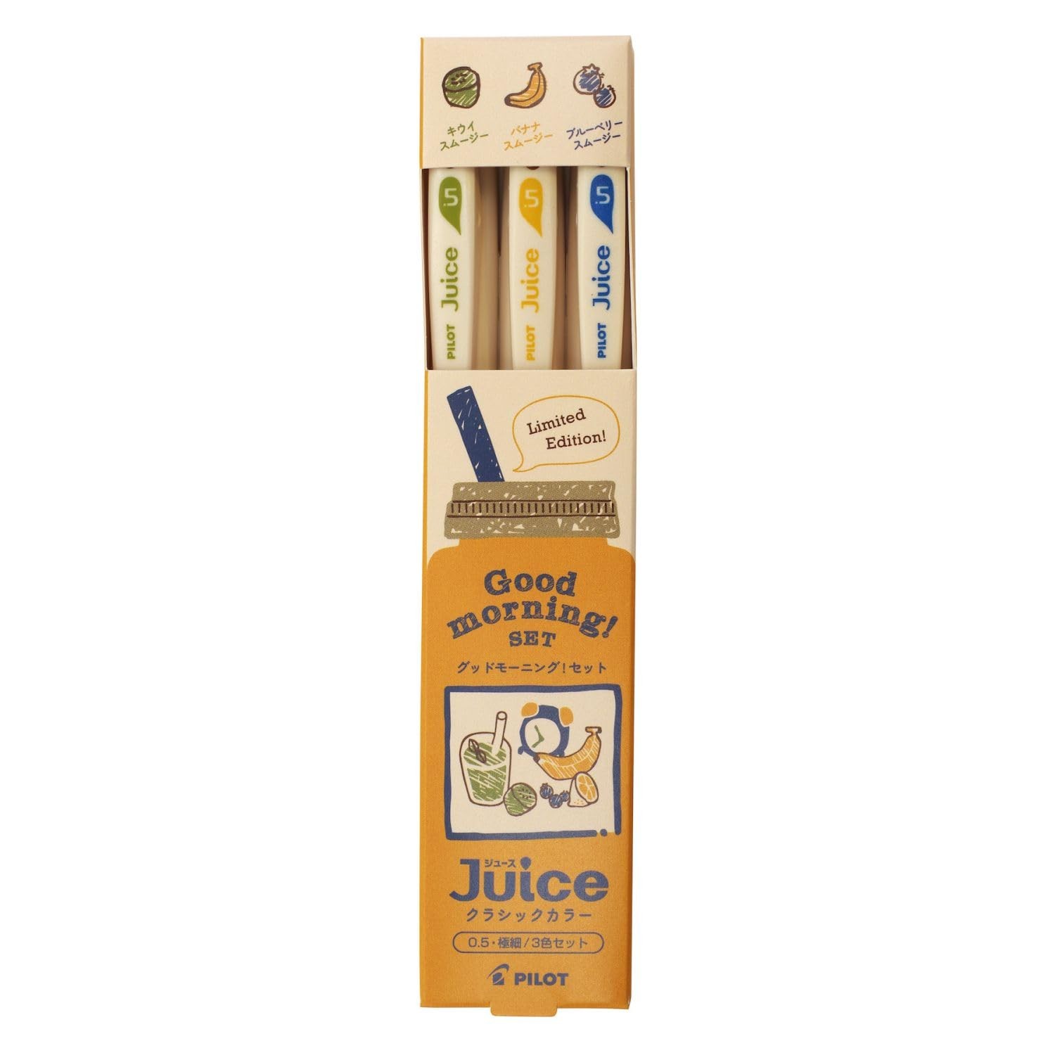 Gel ballpoint pen Juice Classic Color 0.5mm 3color set Morning