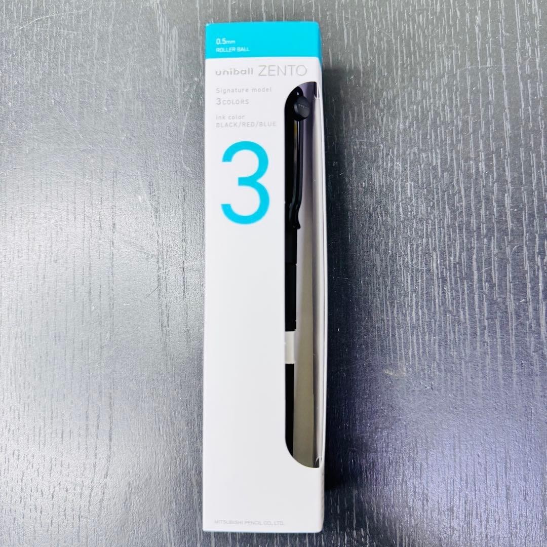 Mitsubishi uni-ball ZENTO Signature Model 3-Color Multi Ballpoint Pen 0.5mm