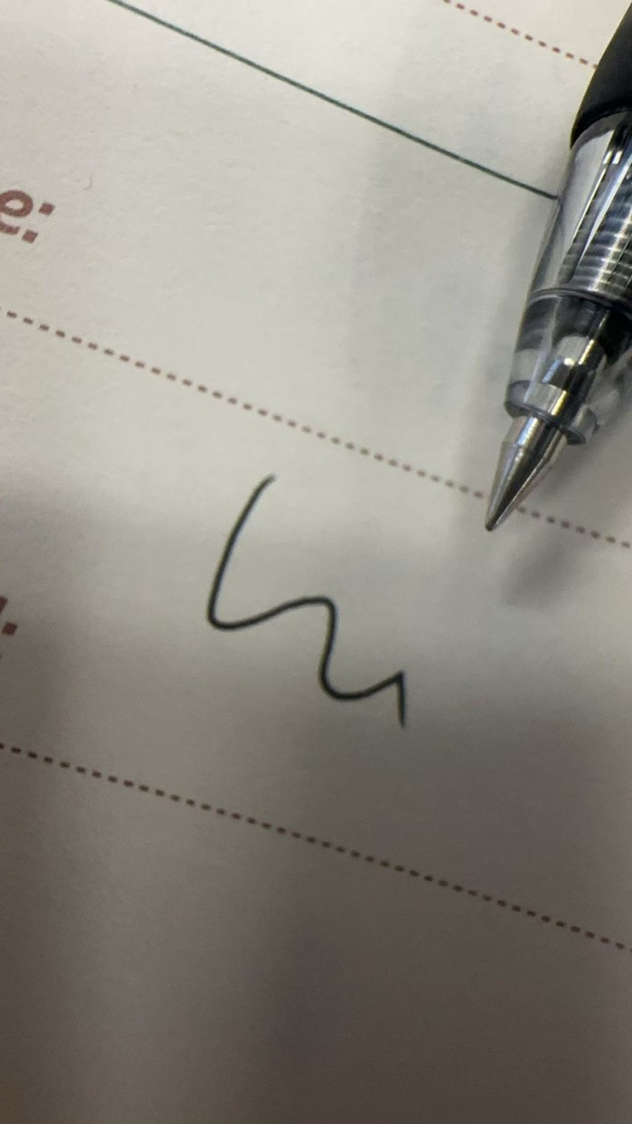 1PC Pencil, ball-point pen Black white spot