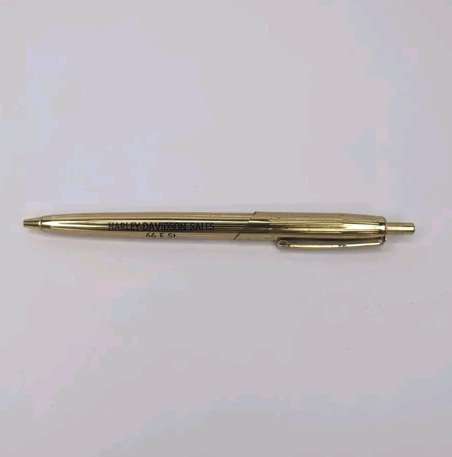 Vintage Harley Davidson Sales Unipeco Golden Pen 1960’s Carlisle, Pennsylvania