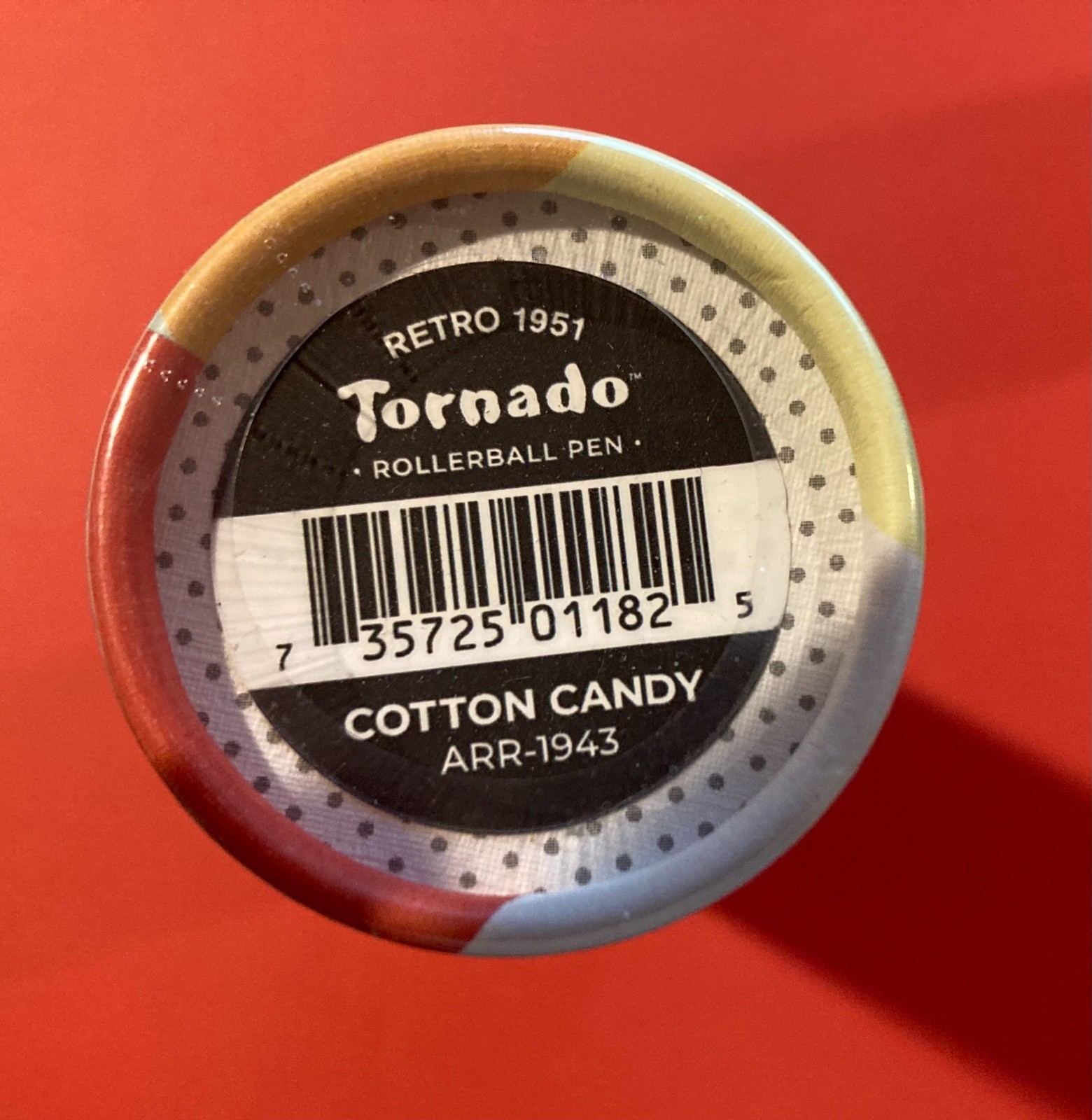 Retro 51 Vault Tornado Acrylic Rollerball Pen/Pink Cotton Candy – New & Sealed