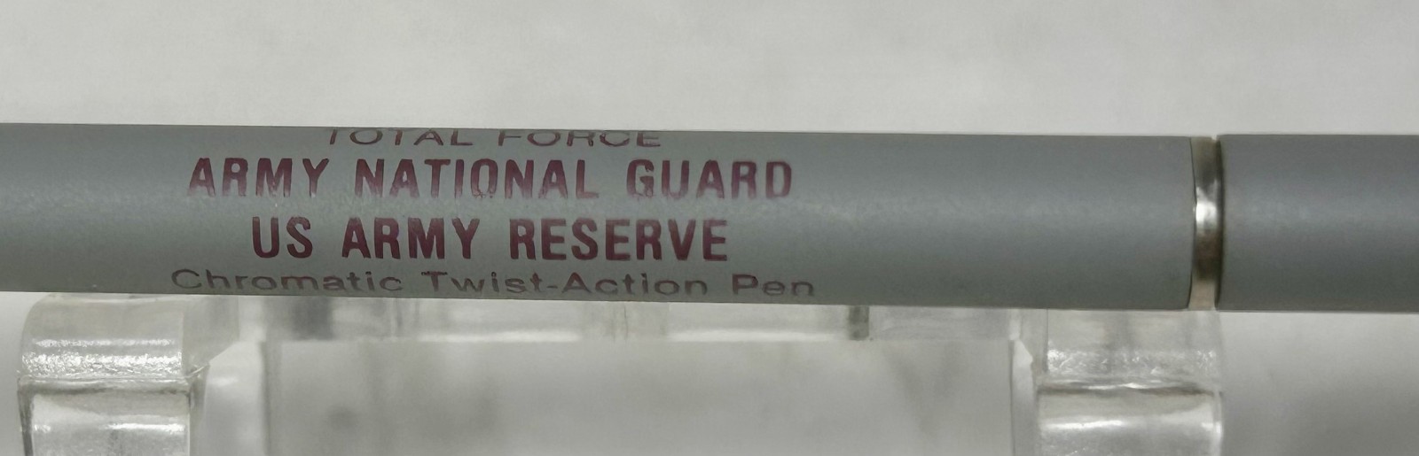 1986 Ritepoint CHROMATIC Deluxe Salesman Sample CR-7006 ARMY NATIONAL GUARD Pen