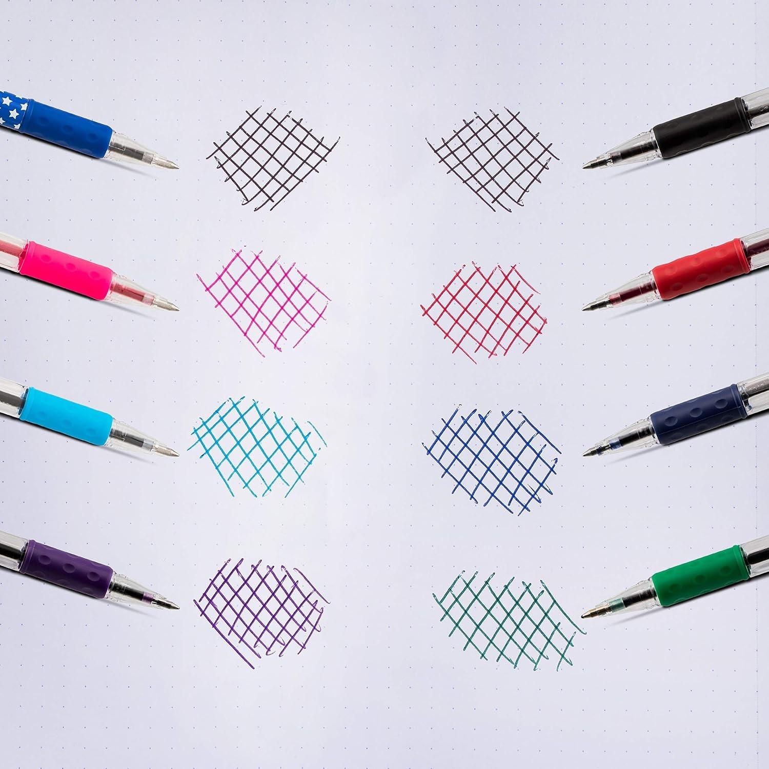 Quality RSVP 0.7mm Ballpoint Pen Set – Black Ink, Built-in Pocket Clip, 5 Count