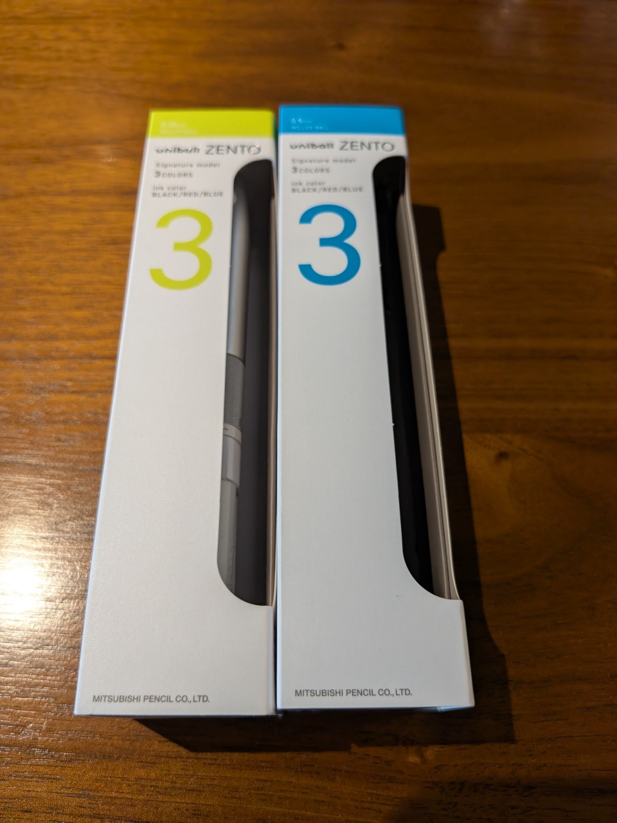 DDP/Uniball ZENTO Signature 3-Color Roller Pen set/0.38&0.5mm/Magnetic Cap/Japan