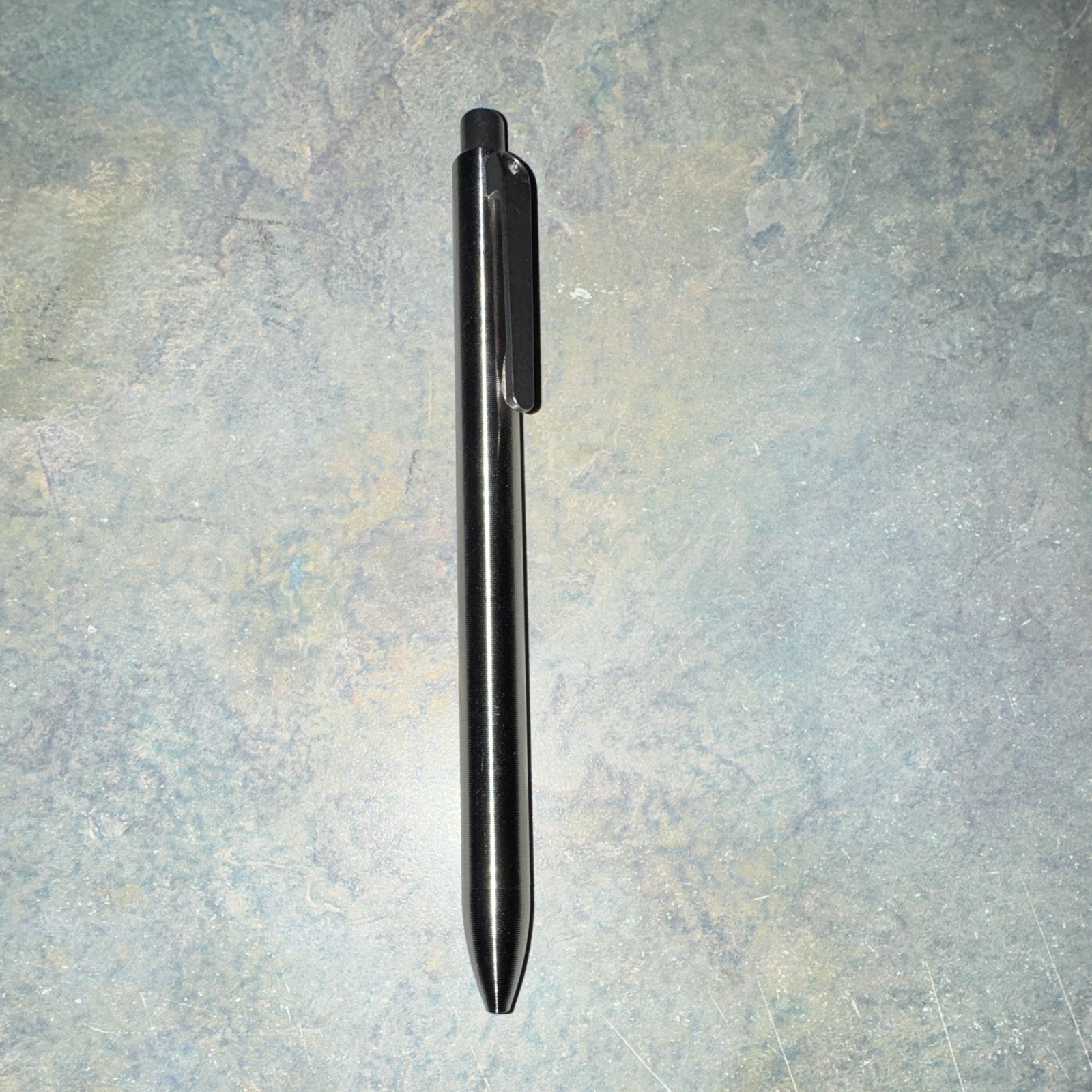 Tactile Turn 2024 Titanium Ballpoint Pen, Black Ink Color Writing Instrument