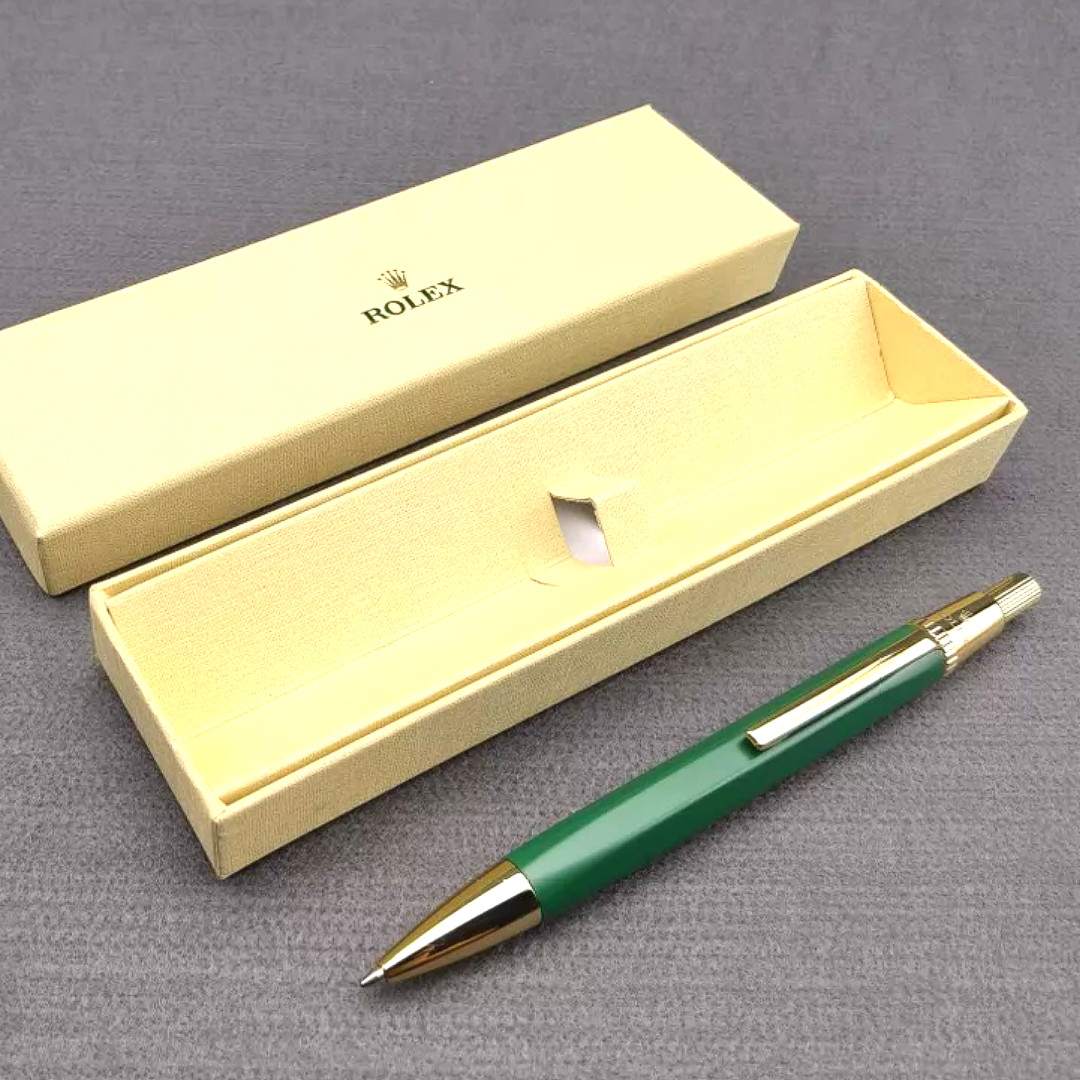 ROLEX Green Gold Ballpoint Pen AD VIP Gift Limited Collector Edition