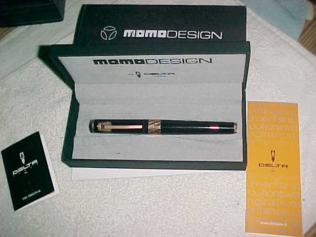 ITALY – DELTA MOMO TORK DESIGN PEN – MINT IN BOX – FINE ITALIAN PEN in LUXE BOX