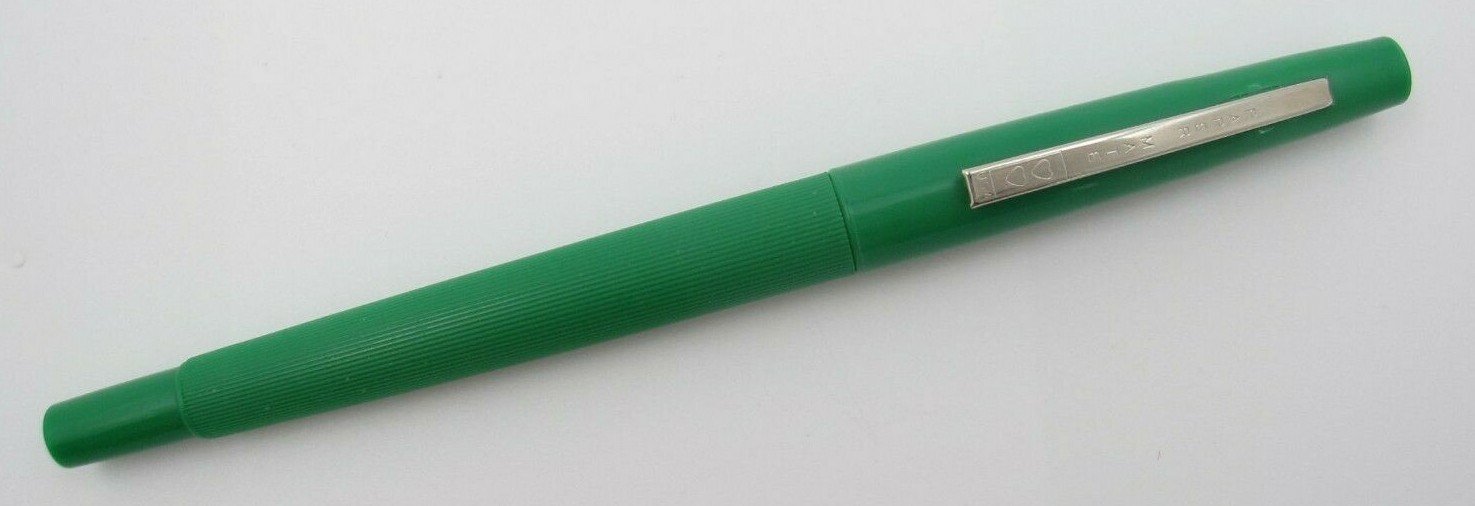 Vintage Paper Mate Double Heart Green Pen (Works) Made in USA